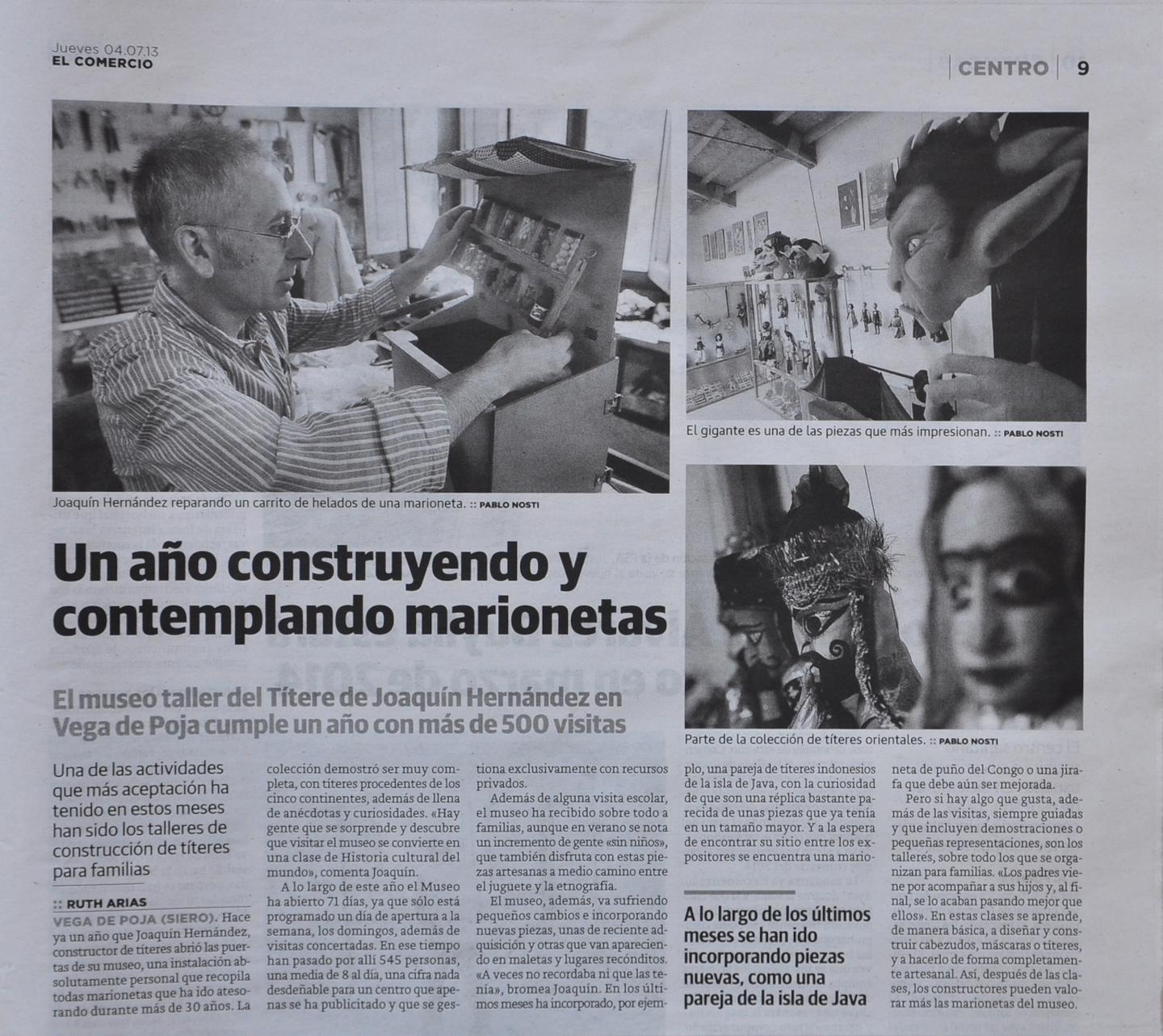 Artículo publicado en El Comercio