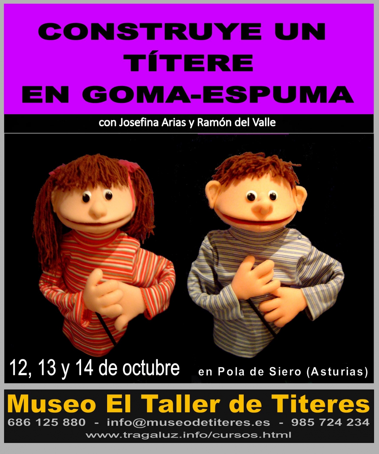 Construye un títere en gomaespuma