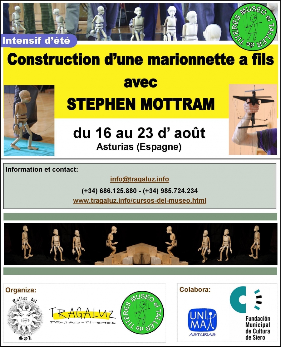 construction d’une marionnette a fil avec stephen motram